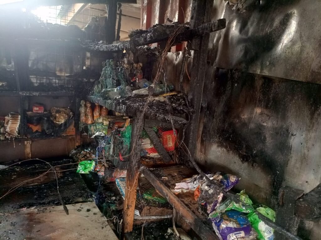 Fire razes shops worth millions in Calabar