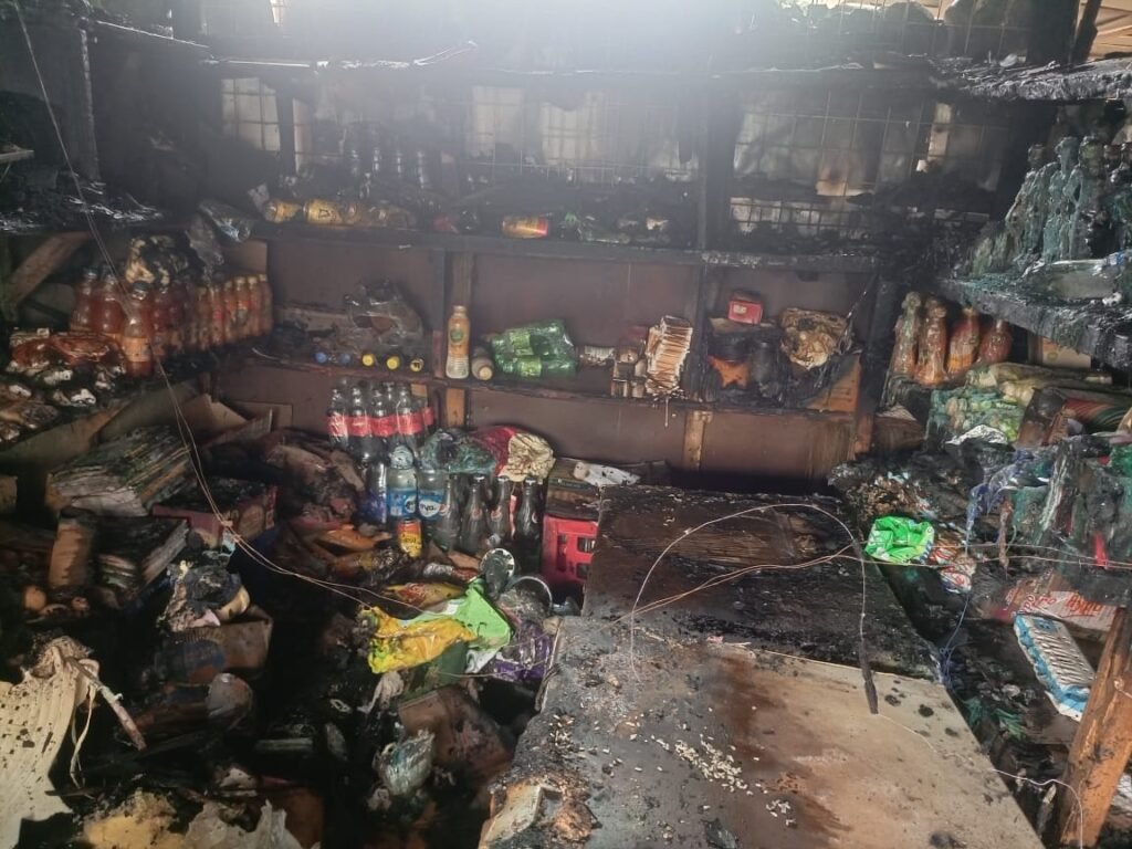 Fire razes shops worth millions in Calabar