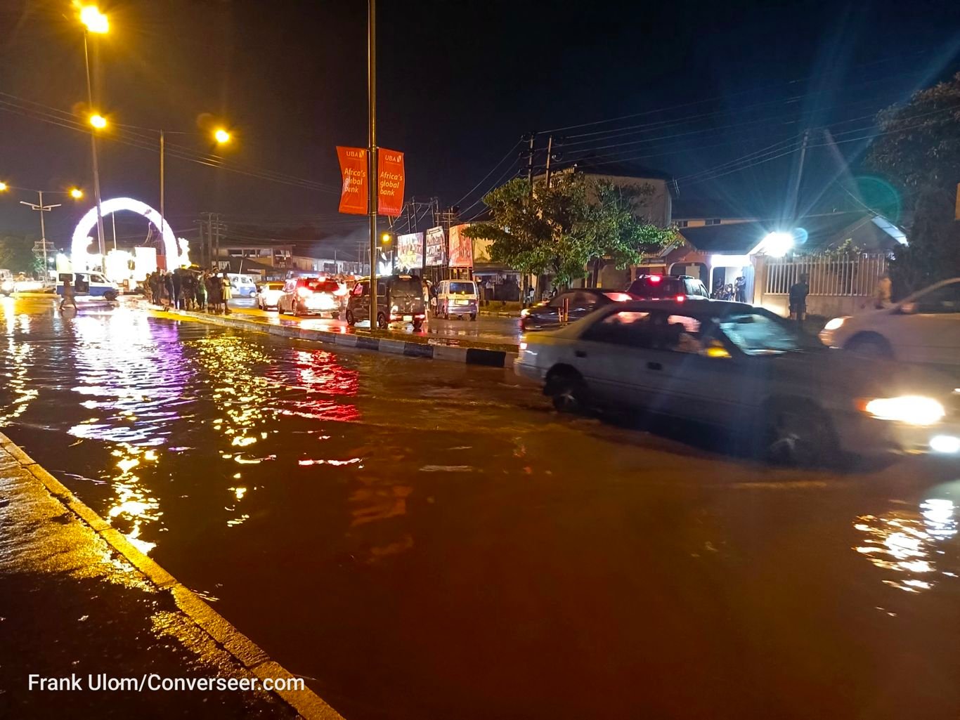 Flashes of flood follow New Year's Eve rainfall in Calabar