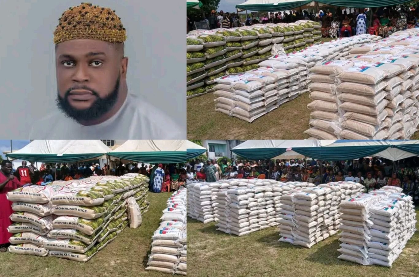 Cyril Omini distributes over 2,000 bags of rice, other gifts to constituents