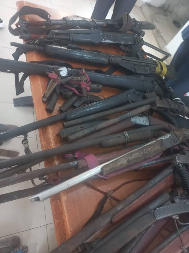 NCCSALW takes custody of arms surrendered by 80 repentant militants in Cross River