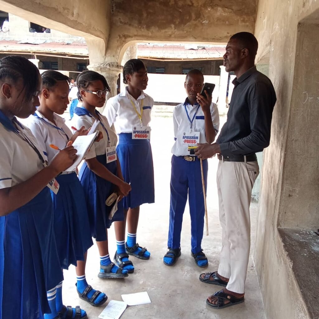 Apostolic Secondary Grammar School Ugep Press Club celebrate Press Week with interviews, lectures