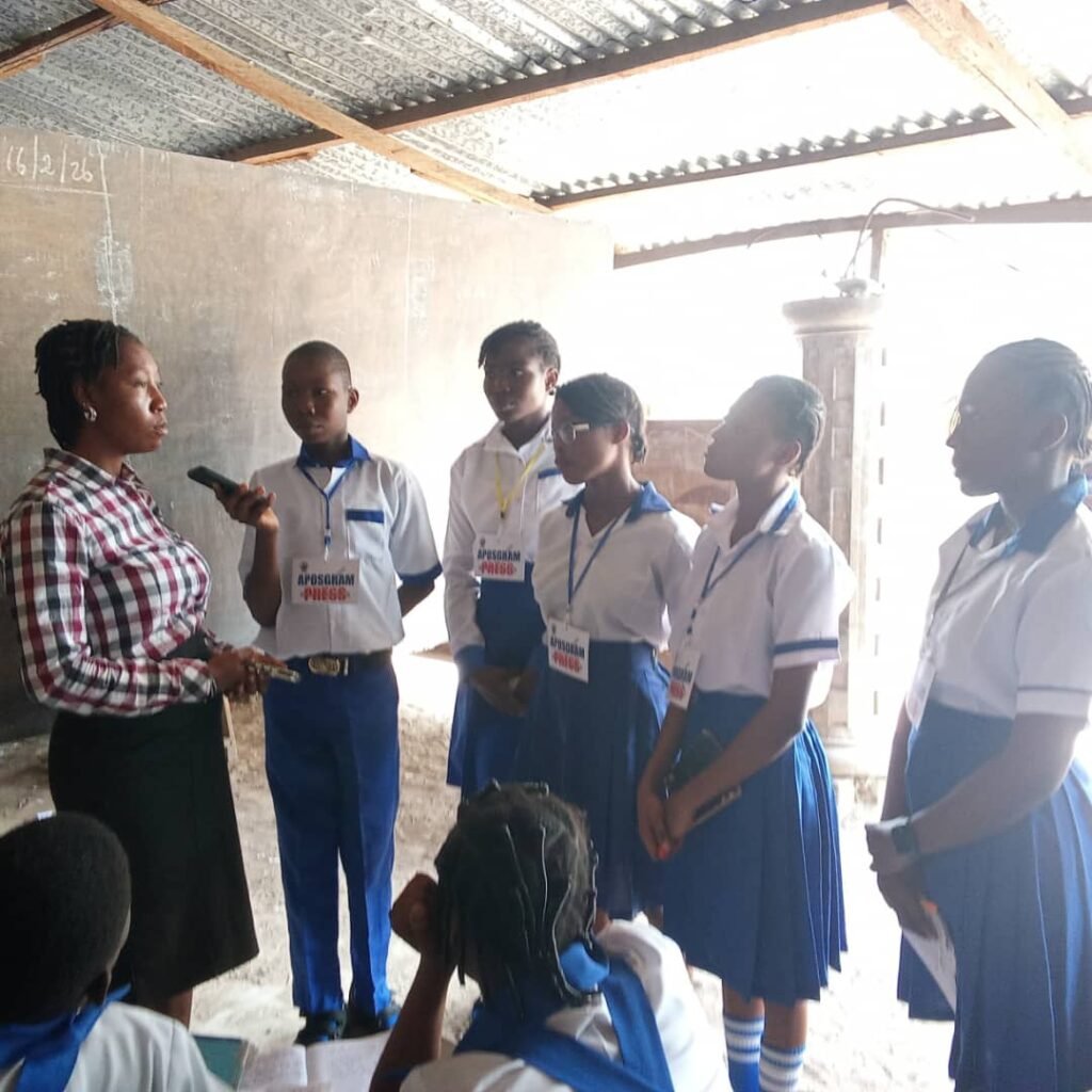 Apostolic Secondary Grammar School Ugep Press Club celebrate Press Week with interviews, lectures