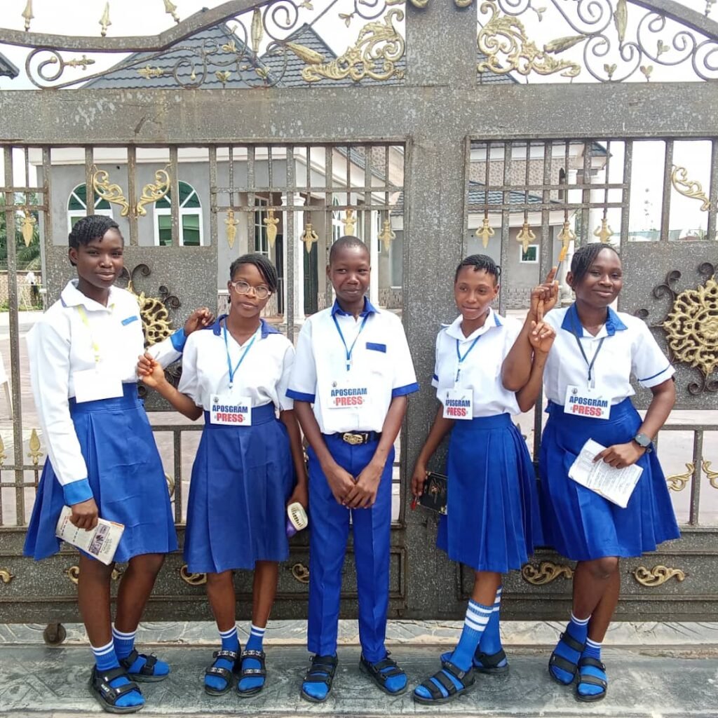 Apostolic Secondary Grammar School Ugep Press Club celebrate Press Week with interviews, lectures