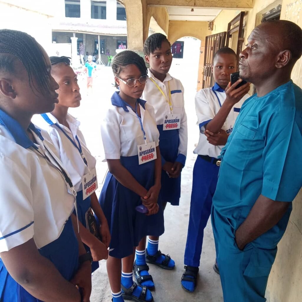 Apostolic Secondary Grammar School Ugep Press Club celebrate Press Week with interviews, lectures