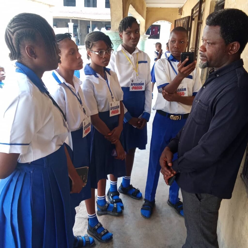 Apostolic Secondary Grammar School Ugep Press Club celebrate Press Week with interviews, lectures