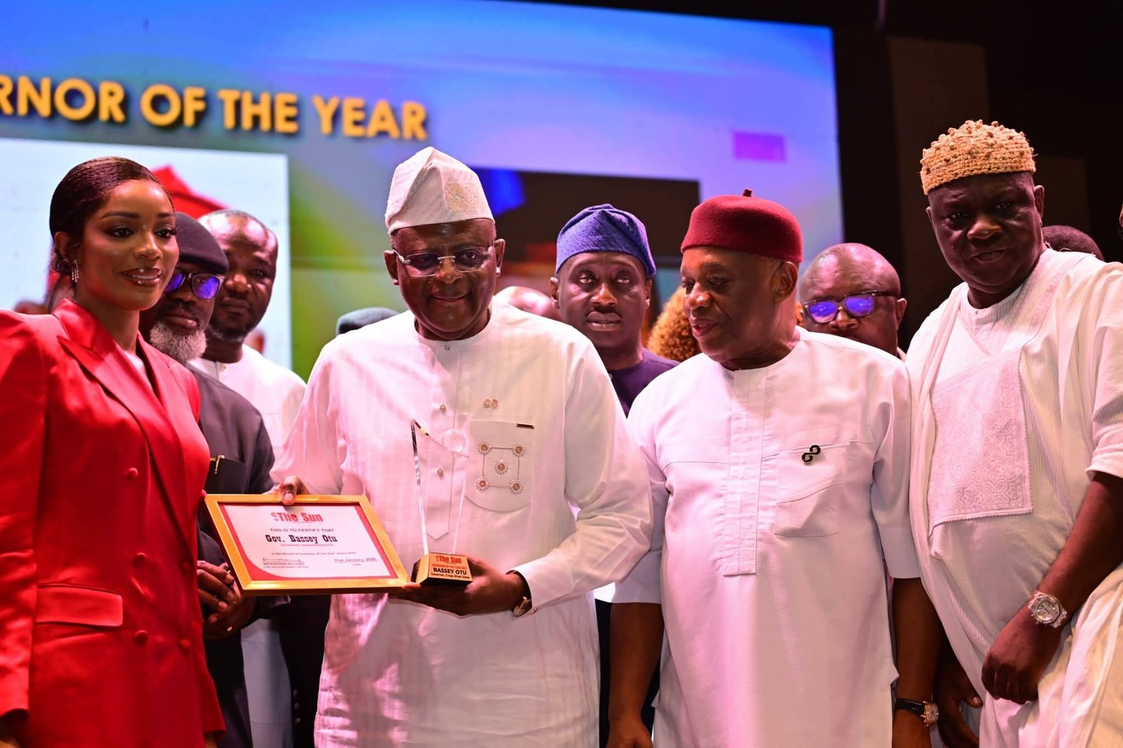 Gov Otu dedicates awards, says “I'm energised to do more”