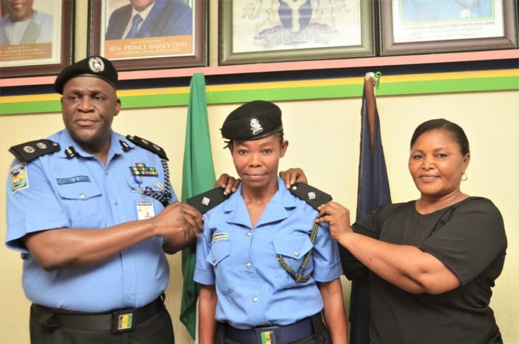 CP Afegbua decorates 464 newly promoted ASPs in Cross River