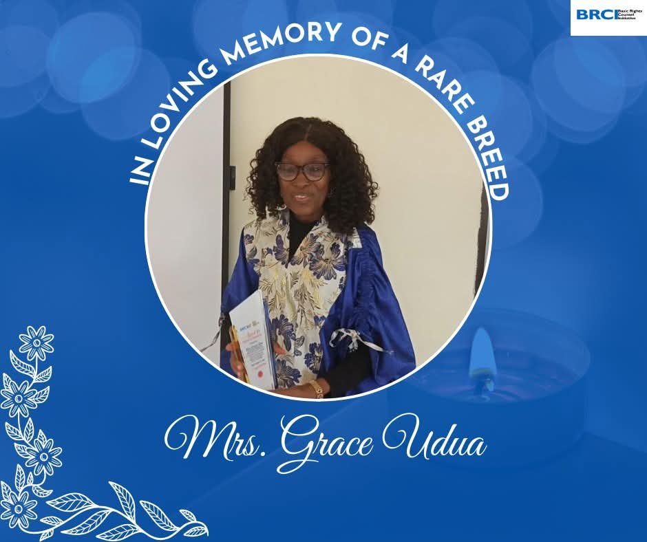 RIP Mrs Grace Udua