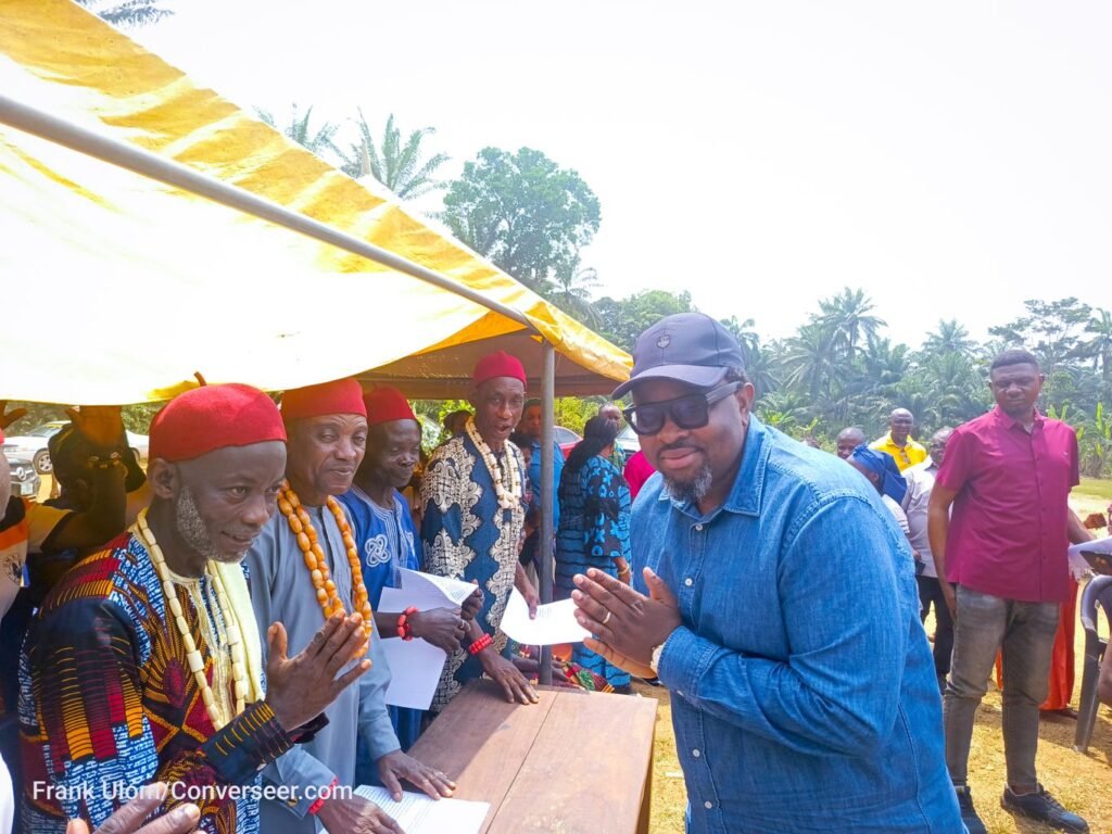 Akpanke commissions 9-classroom blocks, drums support for Tinubu, Otu
