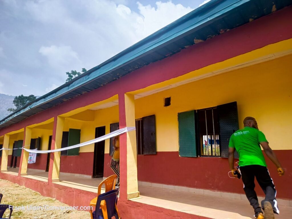 Akpanke commissions 9-classroom blocks, drums support for Tinubu, Otu