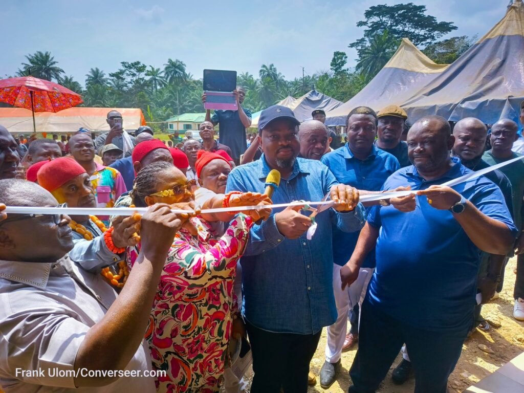 Akpanke commissions 9-classroom blocks, drums support for Tinubu, Otu