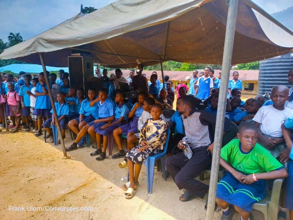 Akpanke commissions 9-classroom blocks, drums support for Tinubu, Otu