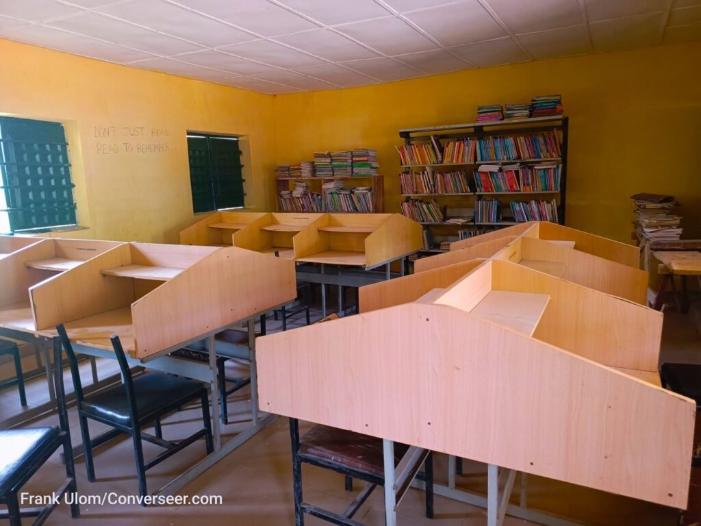 Akpanke commissions 9-classroom blocks, drums support for Tinubu, Otu