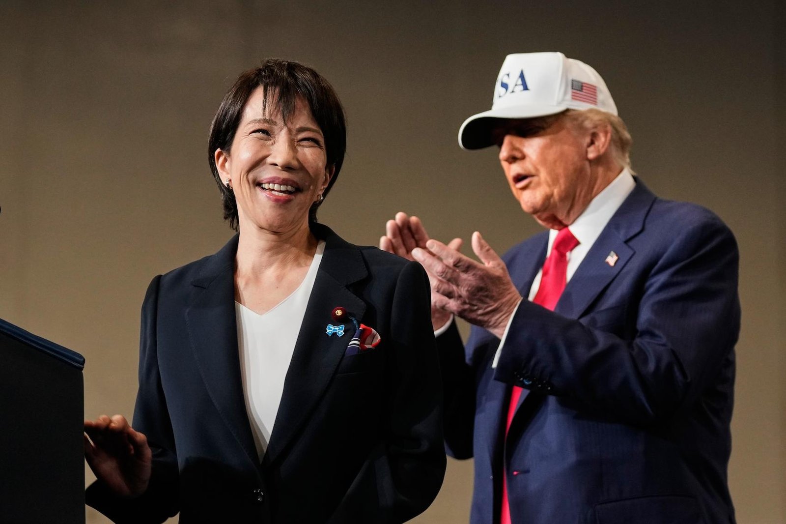Trump touts endorsement playing role in Takaichi's election win