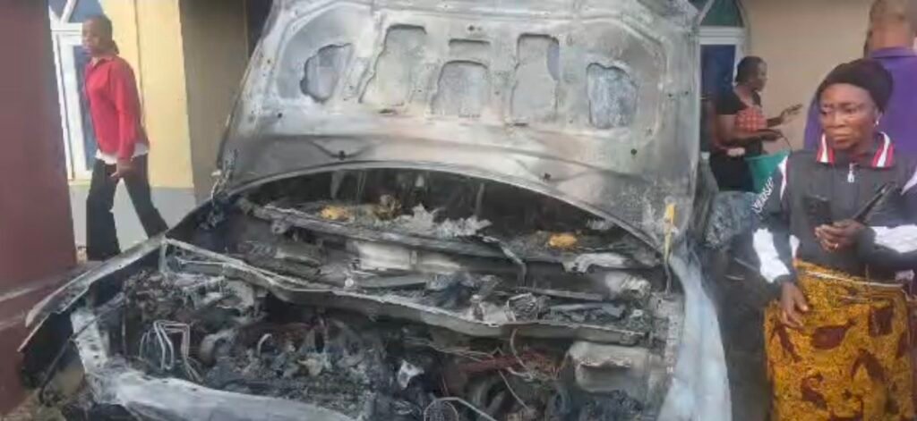Arsonists set Catholic Church's records, priest's vehicles on fire in Cross River