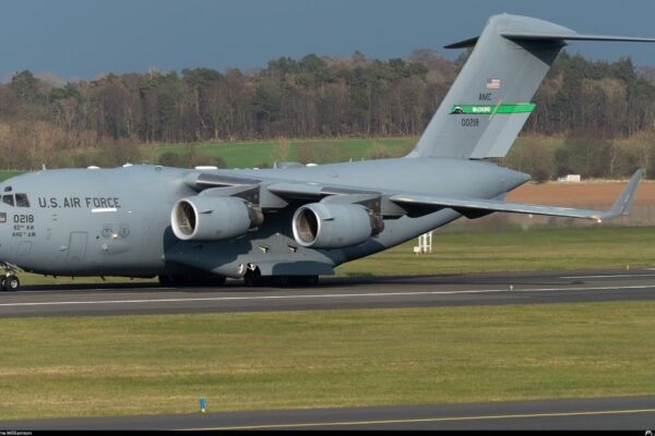 US Air Force C-17A Globemaster III arrives Nigeria