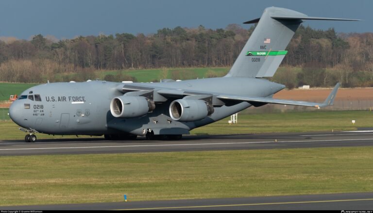 US Air Force C-17A Globemaster III arrives Nigeria