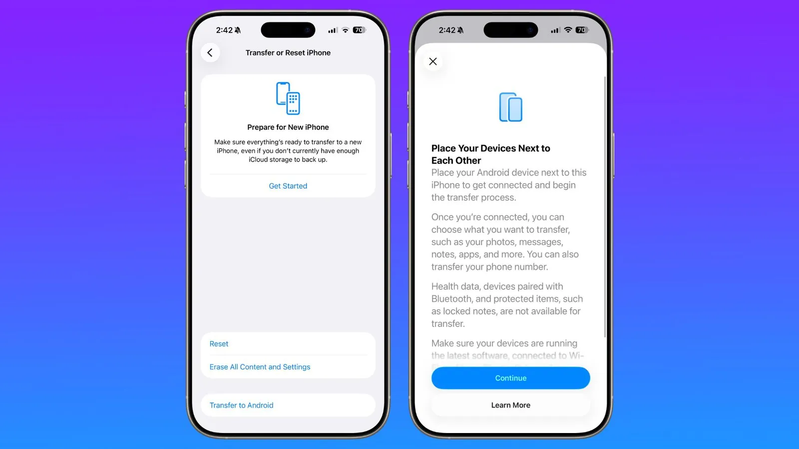 Apple iOS/iPadOS 26.3 Update Summary: Easier iPhone to Android Phone Transfer
