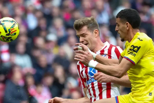 Abqar reacts to being sent off after grabbing Sørloth's balls