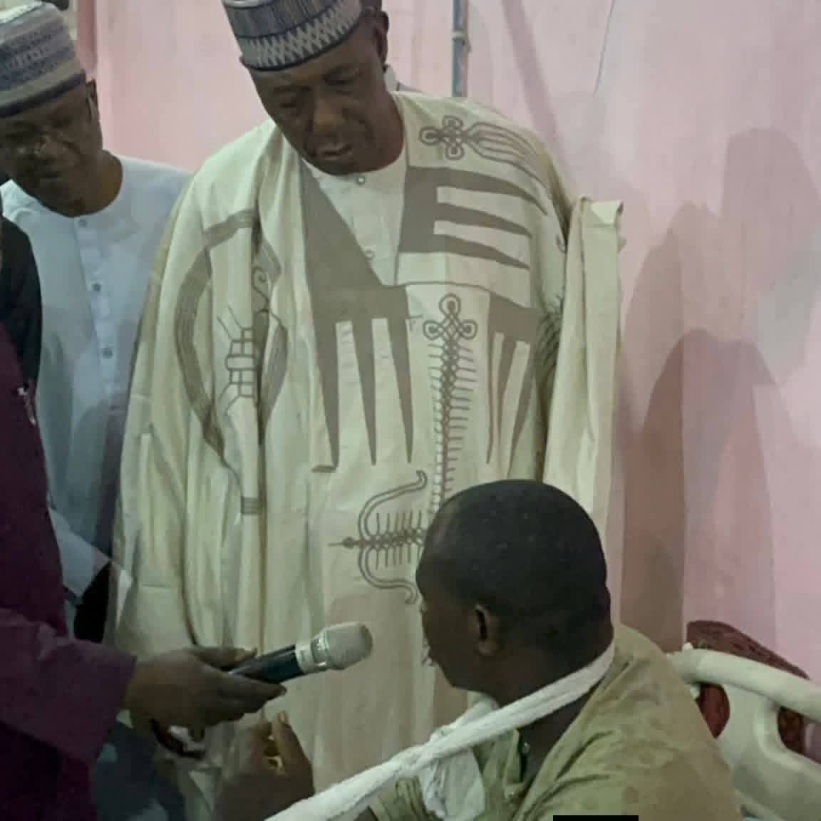 Zulum returns from lesser Hajj, visits victims of bomb blasts