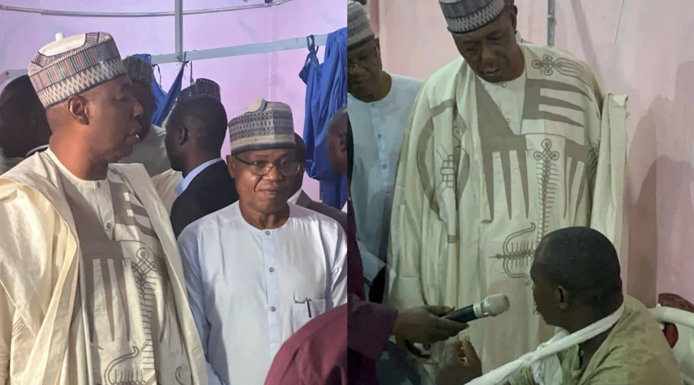 Zulum returns from lesser Hajj, visits victims of bomb blasts