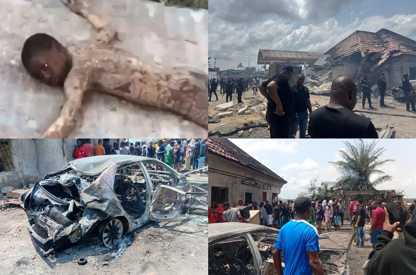 Calabar gas station explosion leaves over 38 injured, properties ...