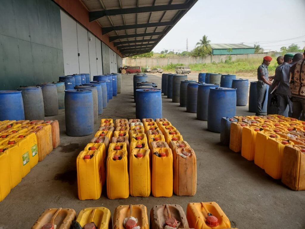 Customs auctions 14,375 litres of seized petrol in Calabar
