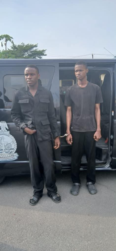 NNS VICTORY arrests, hands over fake Naval officers to Police in Calabar