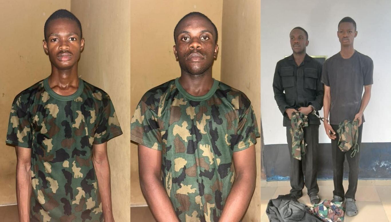 NNS VICTORY arrests, hands over fake Naval officers to Police in Calabar