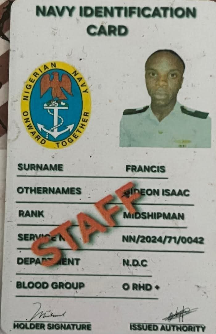 NNS VICTORY arrests, hands over fake Naval officers to Police in Calabar