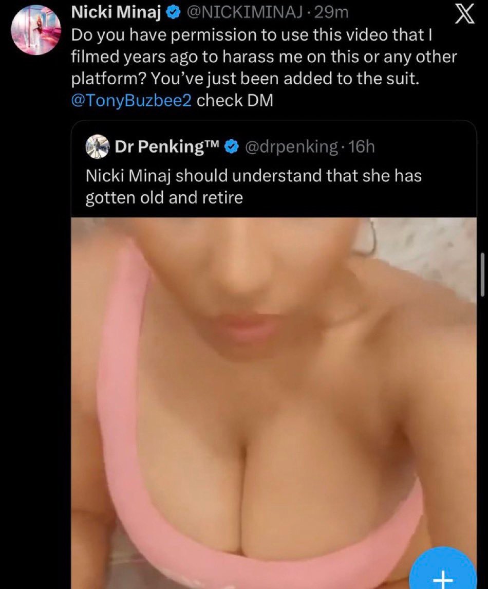 Nicki Minaj to sue Nigerian influencer Dr Penking