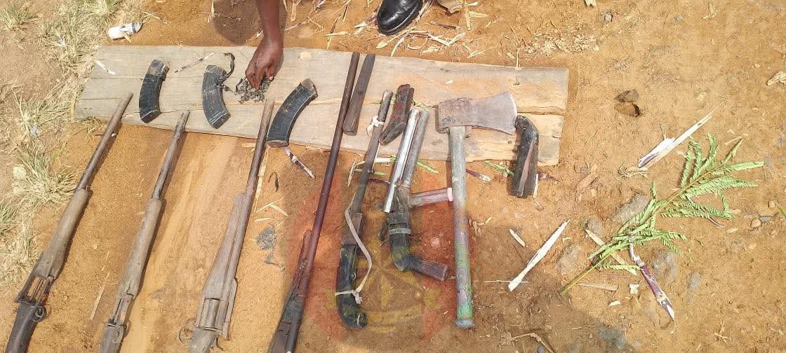 Army uncovers illegal gun factory, recovers 3 AK-47 rifle magazines, 10 locally fabricated weapons in Cross River